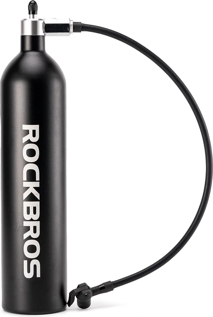 Tank presioni për goma tubeless Rockbros 42310010001, 1.2L, 200 PSI, e zezë