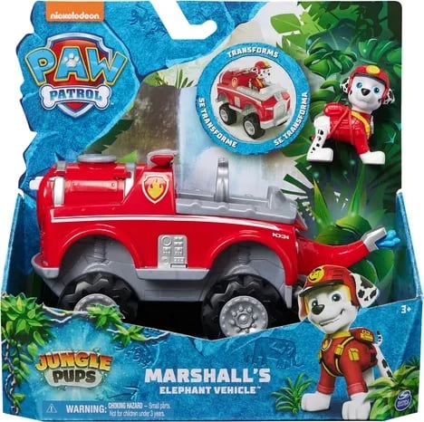 Paw Patrol Jungle Pups - Marshall's Elephant Vehicle