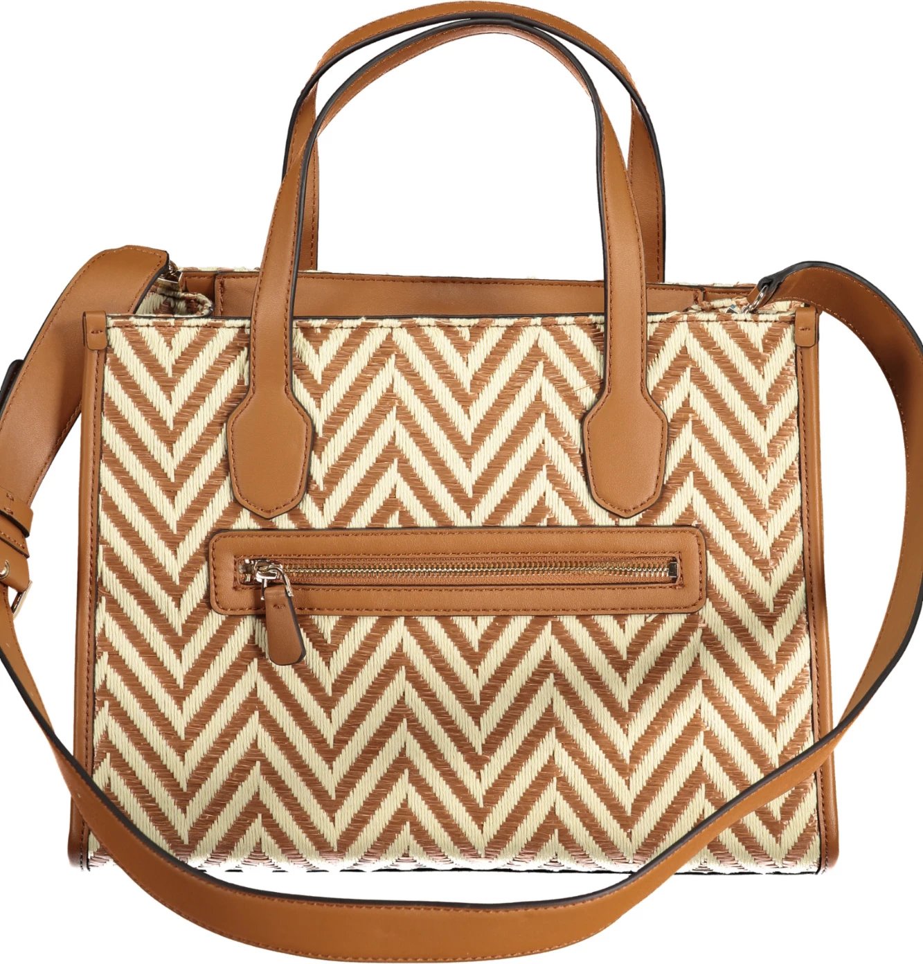 Çantë GUESS JEANS Silvana femra, kafe Çantë GUESS JEANS Silvana femra, kafe