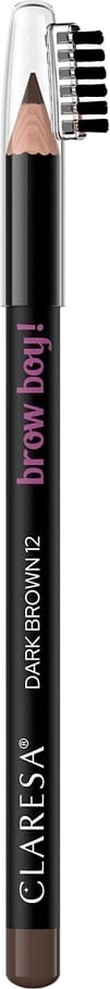 Laps për vetulla për femra Claresa Brow Boy! 12 Dark Brown, 1.15g