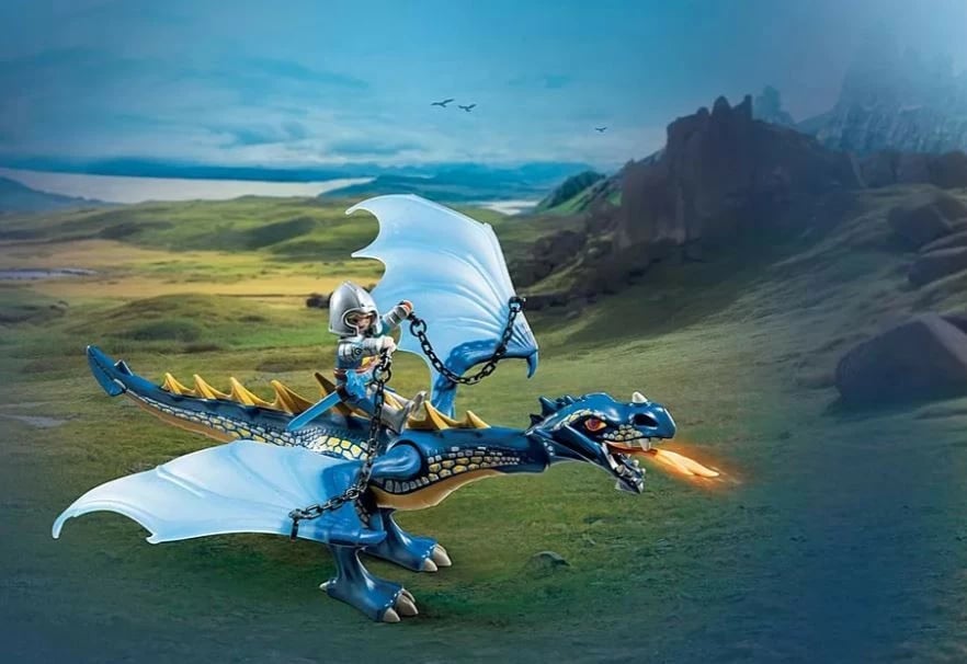 Set figurina Playmobil Novelmore Brave Dragon 71644, 39 pjesë