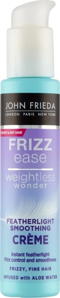 Krem për flokë John Frieda Frizz-Ease Weightless Wonder për femra, 100ml