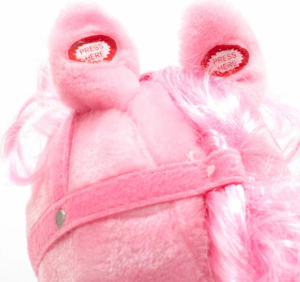 Kalë luhatës, Baby Mix, Starfish, interaktiv me melodi 3xAAA, nga 12m+, kapacitet 25 kg, rozë