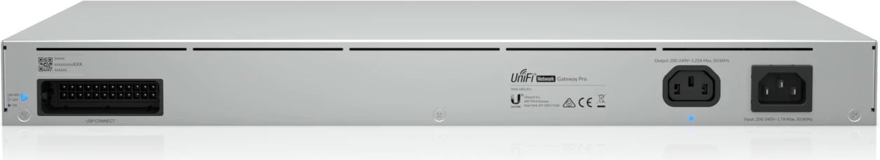 Gateway Ubiquiti Pro, 1U, Alumini, Montim në rack, LAN, Power, 1700 MHz, 2048 MB