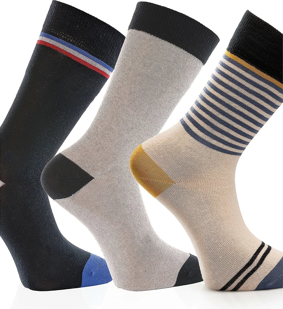 Set çorapash (3 copë), shumëngjyrëshe, Jumeon, 001-000296001