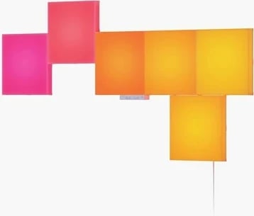 Panel LED Nanoleaf N8100K02-6BS, katror, set prej 6 copë