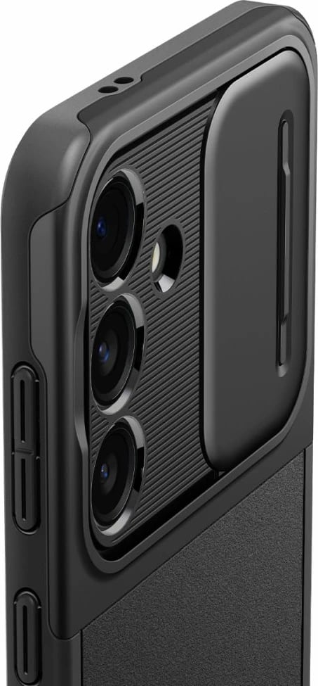 Mbështjellës Spigen Optik Armor për Samsung Galaxy S24, i zi