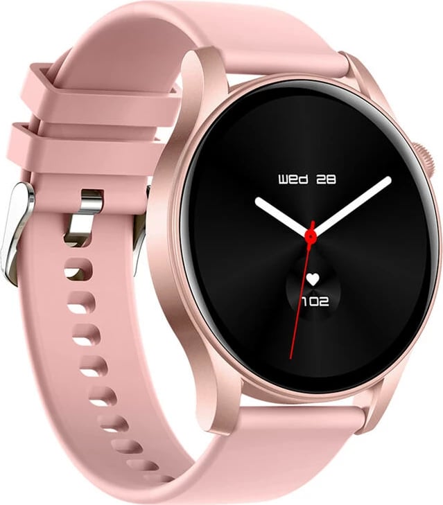 Smartwatch Colmi V73, 1.43" AMOLED, për iOS/Android, Rozë