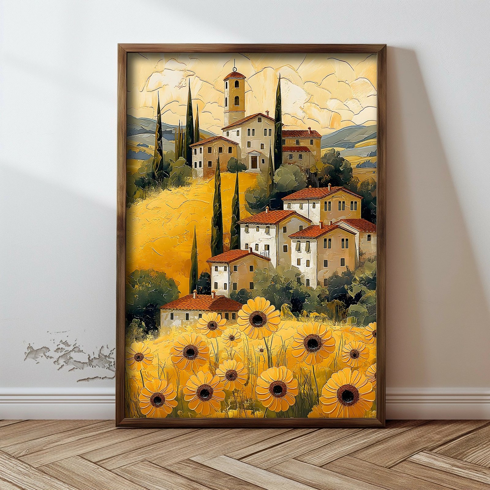 Pikturë dekorative me kornizë MDF, shumëngjyrëshe, GE172-L