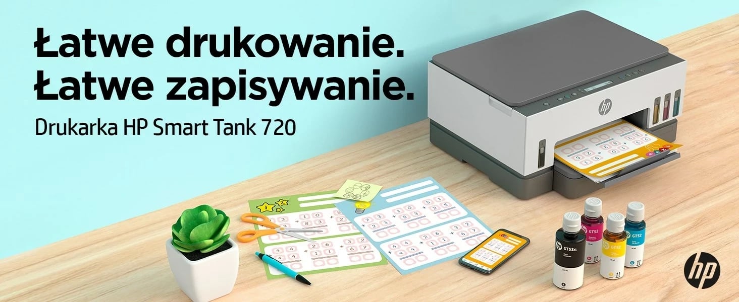 Printer HP Smart Tank 720, All-in-One, Termal inkjet, Gri Printer HP Smart Tank 720, All-in-One, Termal inkjet, Gri