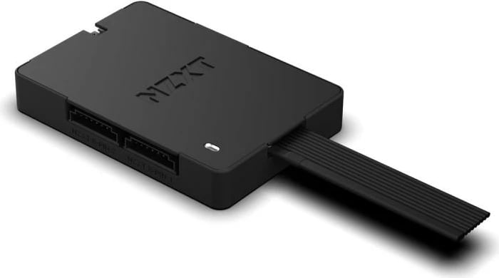 Kontroller RGB & ventilatorë, NZXT, AC-CRFR1-B1 (ACCRFR1B1), 3 kanale për PWM dhe 2 kanale RGB, i zi