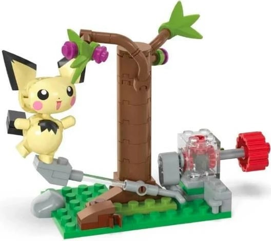 Set ndërtimi Mega Bloks Pokémon Forest Adventure Pikachu, 84 pjesë