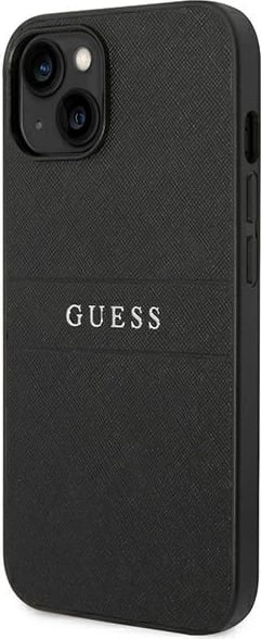 Mbështjellës Guess GUHCP14MPSASBBK për iPhone 14 Plus 6.7", Saffiano Strap, i zi Mbështjellës Guess GUHCP14MPSASBBK për iPhone 14 Plus 6.7", Saffiano Strap, i zi