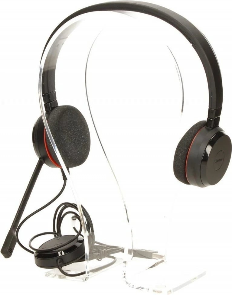 Kufje Jabra Evolve 20 Duo me mikrofon, USB, e zezë Kufje Jabra Evolve 20 Duo me mikrofon, USB, e zezë