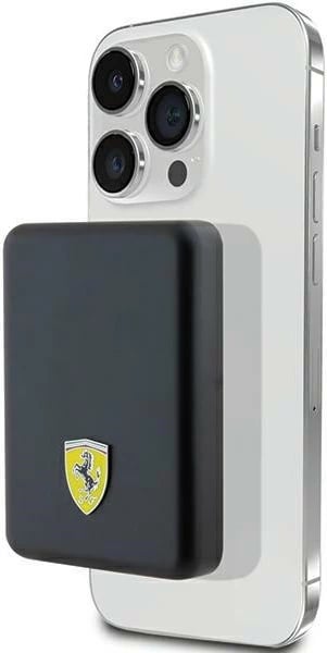 Powerbank Ferrari Metal Logo MagSafe 5000mAh, i zi