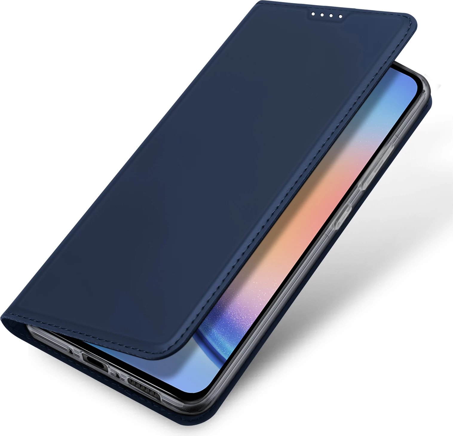 Mbështjellës Dux Ducis Skin Pro për Samsung Galaxy A35 5G, me kapak, Blu
