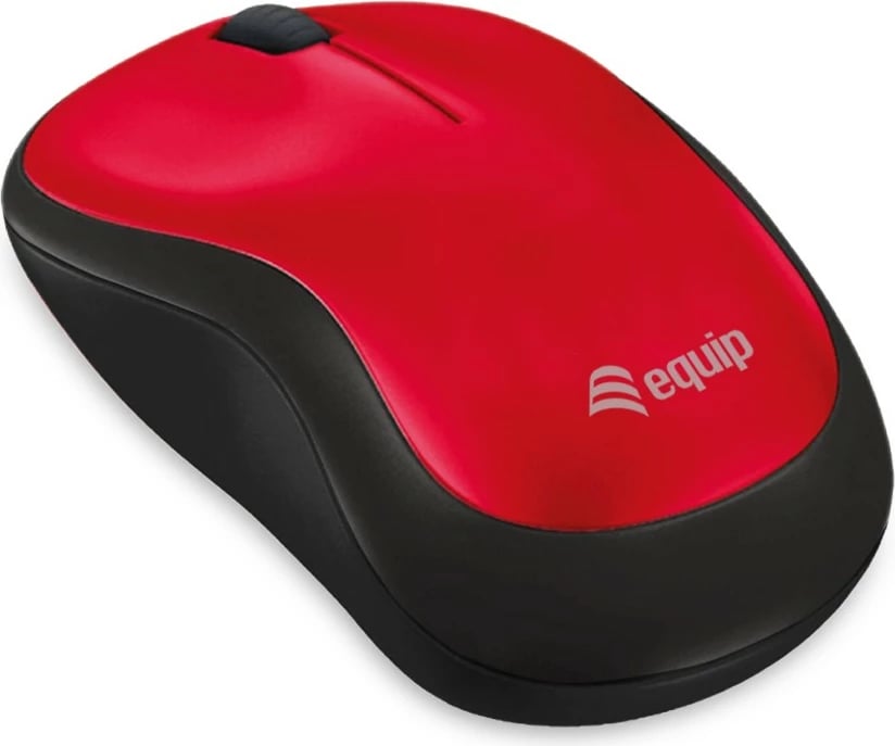 Maus wireless Equip Comfort, optik, RF, i kuq