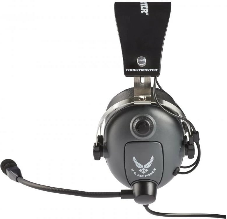 Kufje gaming Thrustmaster T.Flight US AirForce, me mikrofon, kabllo 3.5mm, e zezë