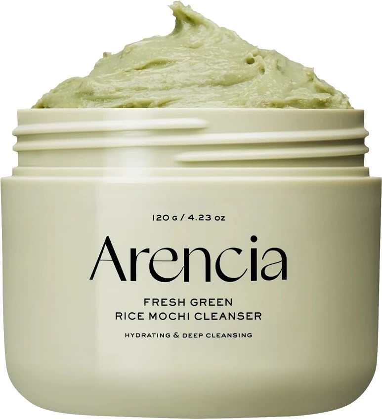 Cleanser për fytyrë Arencia Fresh Green Rice Mochi për femra, 120g