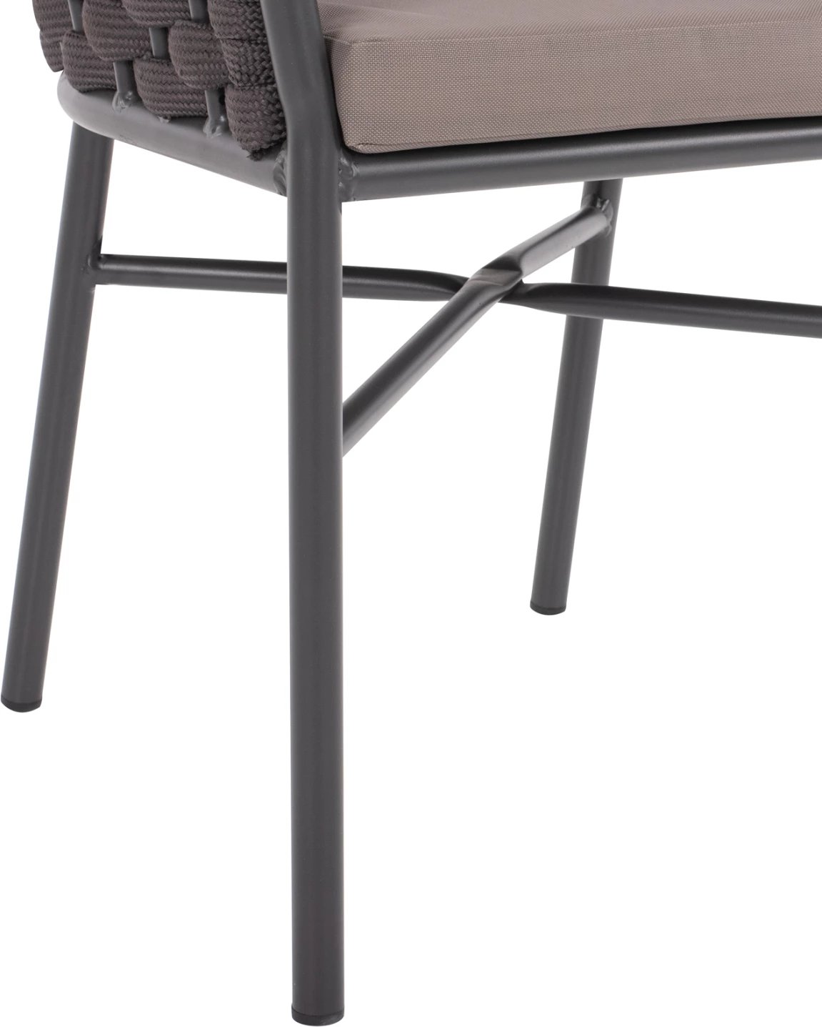 Karrige alumini me litar shkumë gri e errët 60x57x77Hcm.FH5859.01