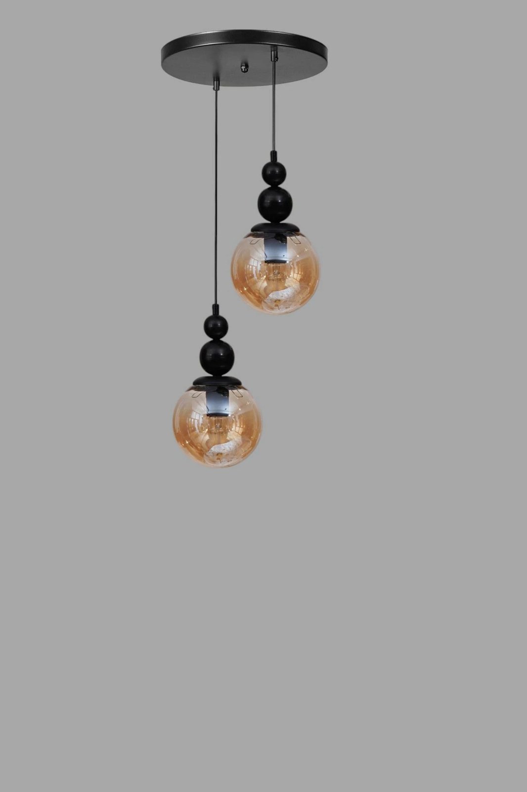 Llambë tavani Opviq, ngjyrë mjaltë dhe e zezë, 9053-2