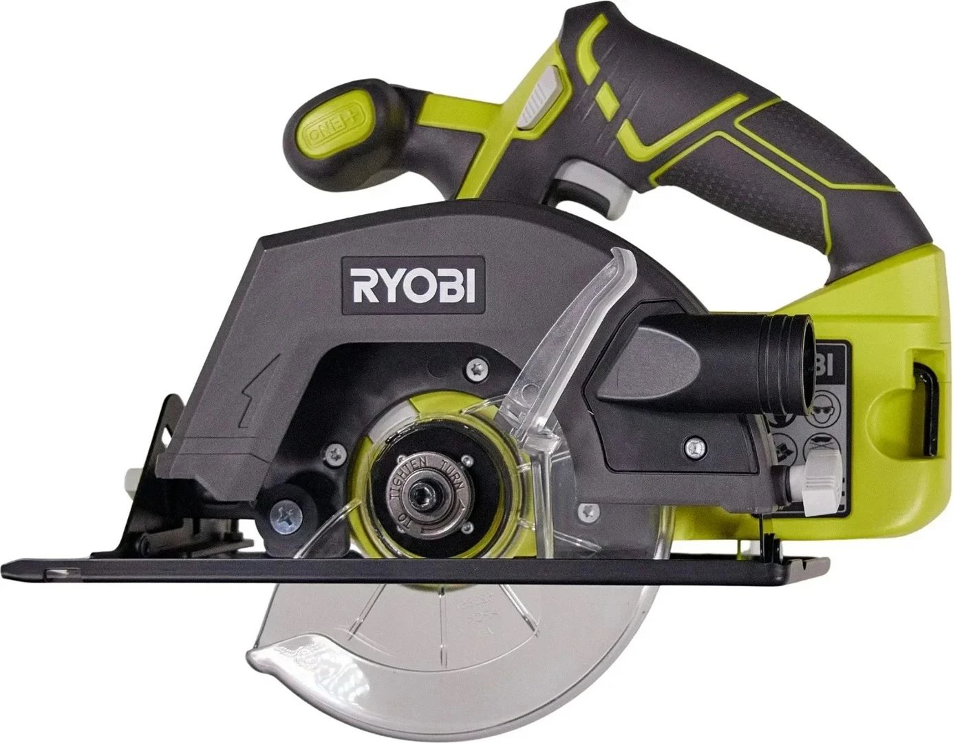Sharrë rrethore me bateri RYOBI R18CSP-0, e zezë/verde