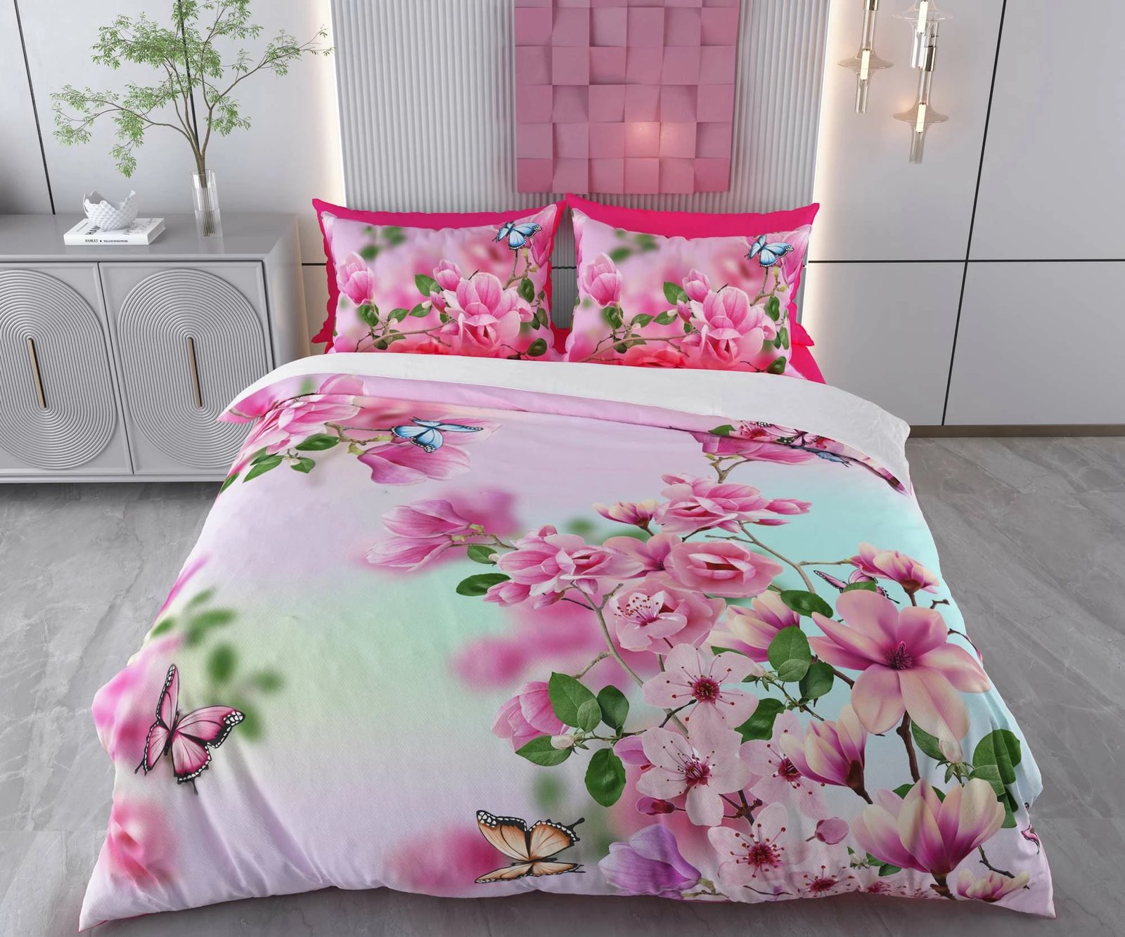 Set mbulesë jorgani njëpersonale, L'Essentiel Linge de Maison, Begona