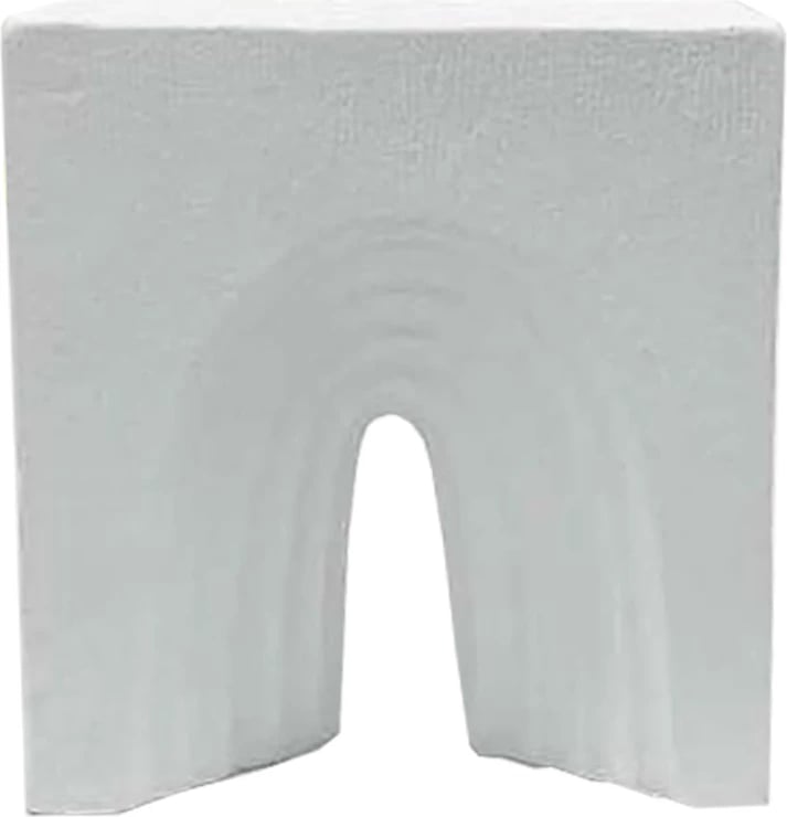 Dekor CIRRUS, polirezine e bardhë, 13x6x13cm