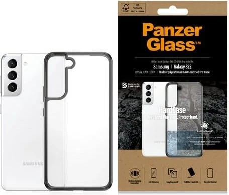 Mbështjellës PanzerGlass HardCase për Samsung Galaxy S22, transparent