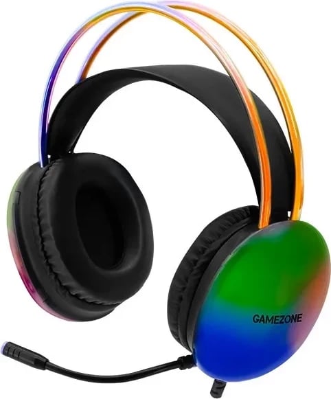 Kufje Tracer GameZone GZ X4, me mikrofon, me dritë RGB, me kabllo, multikolor