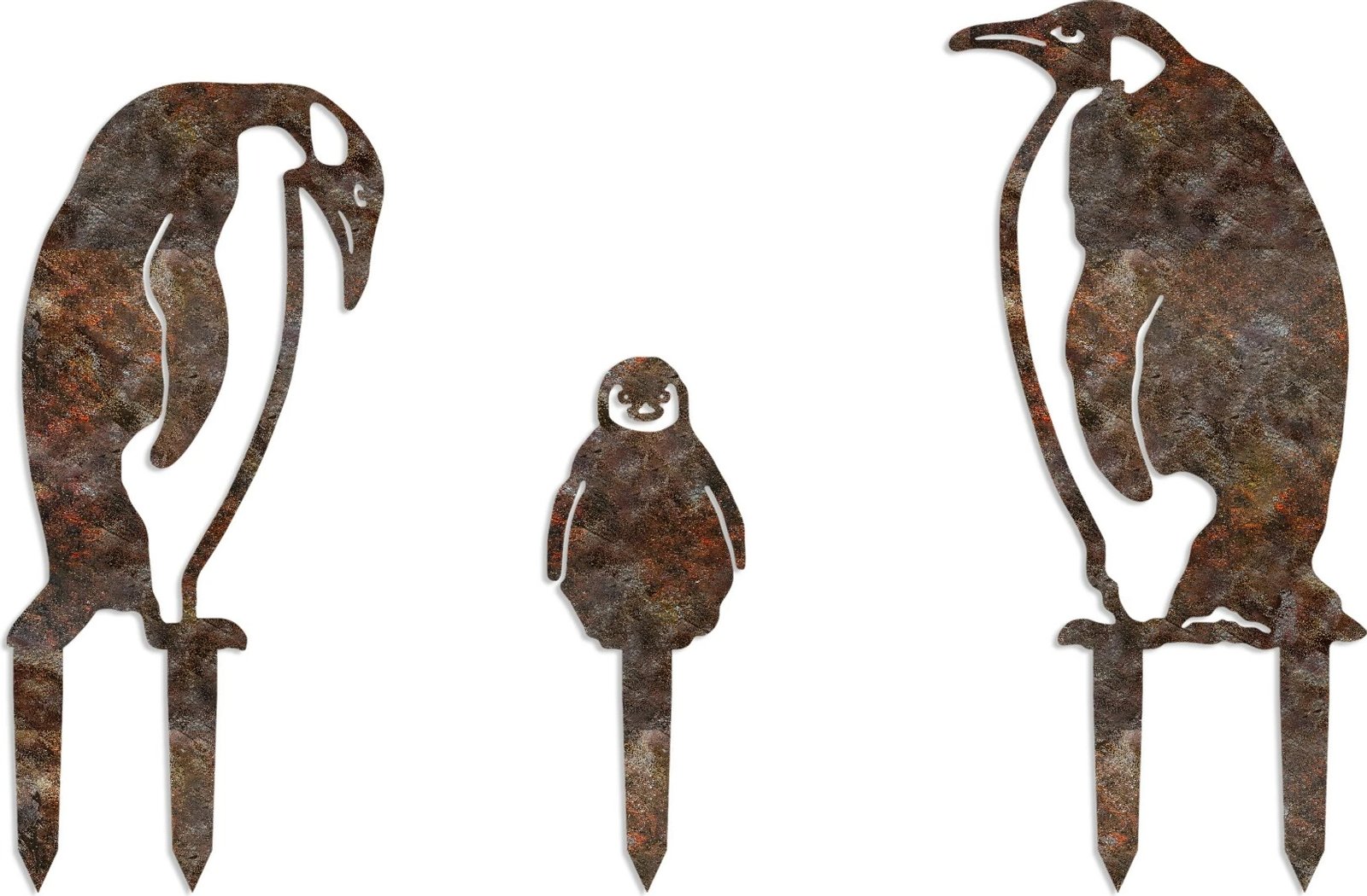 Set dekorativ për kopsht, Aberto Design, Fam 10, metal, ngjyrë antike