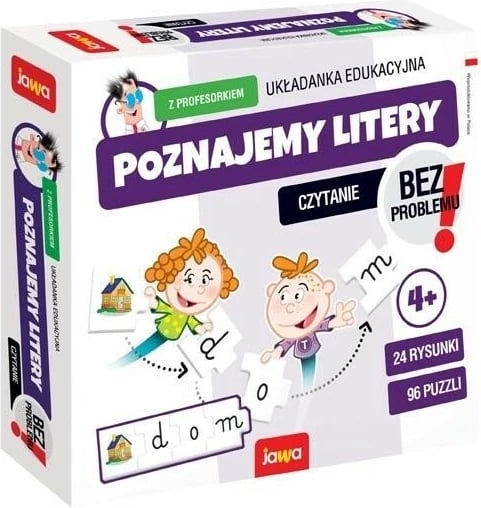 Puzzle edukativ Jawa GRA-02 me shkronja, 120 pjesë