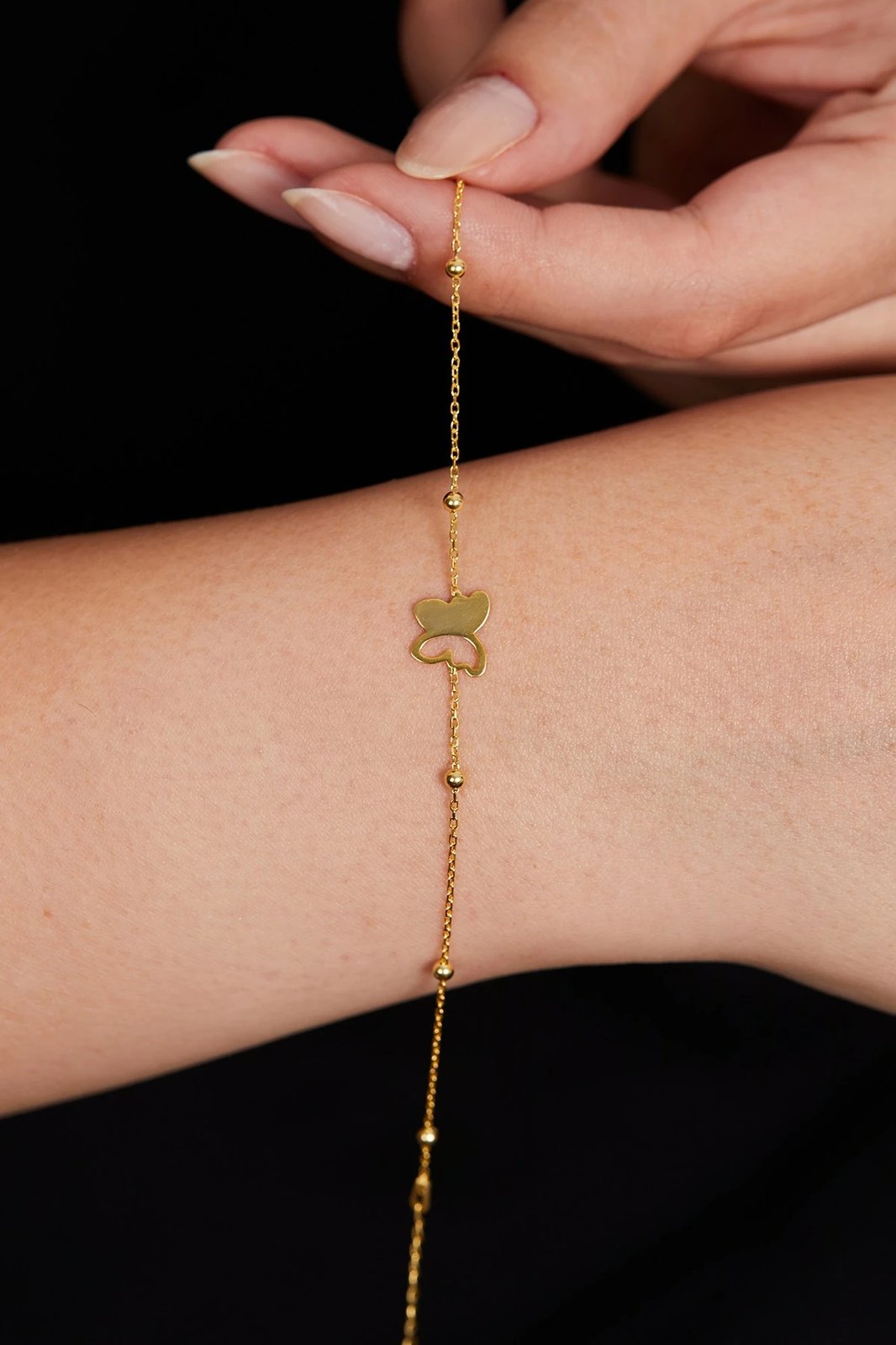 Byzylyk argjendi Elika Silver, ngjyrë ari, ELKAB92247