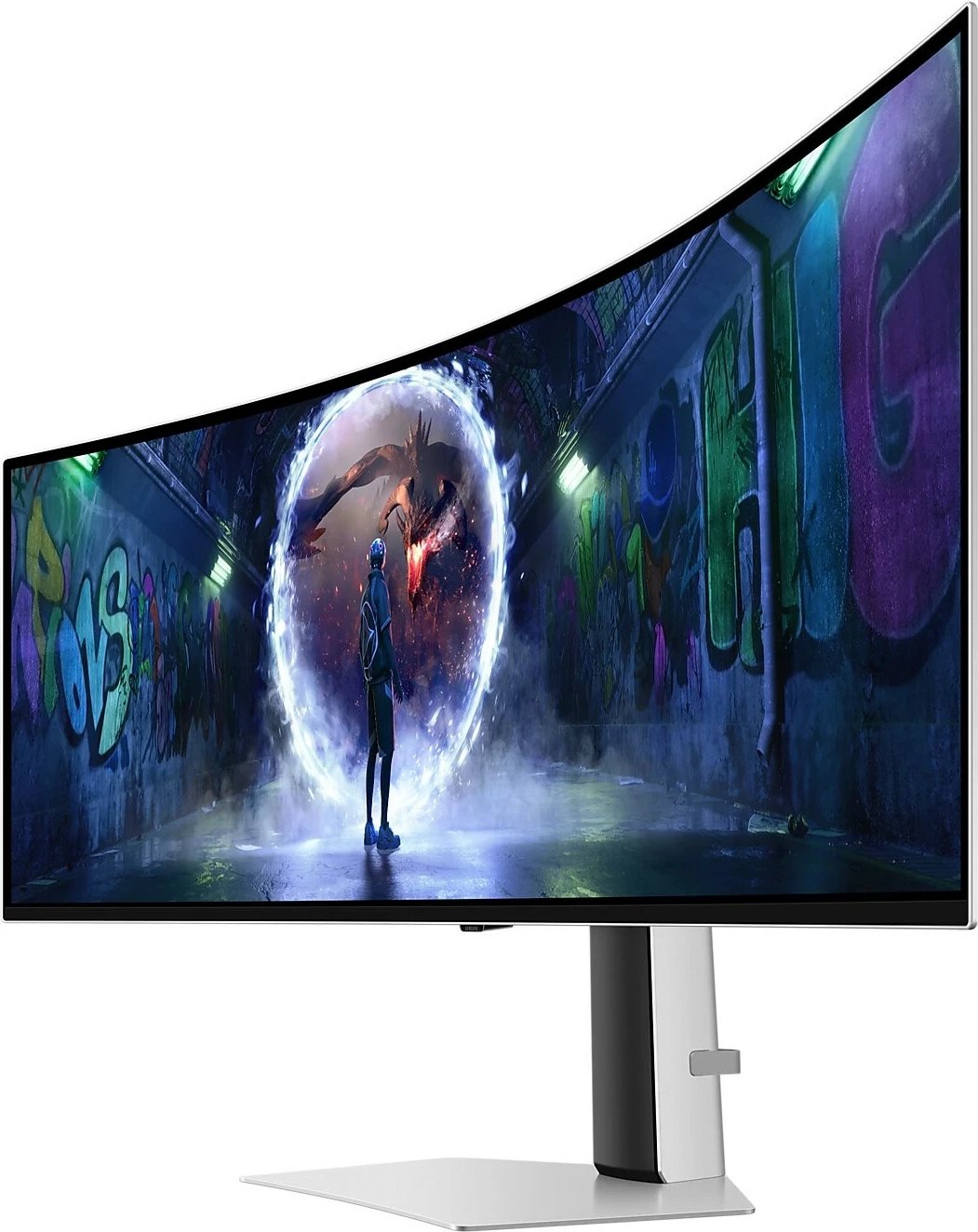 Monitor Samsung Odyssey OLED G9 LS49DG934SUXEN, 49'', QD-OLED, DQHD, 0.03ms, 240Hz, argjendtë