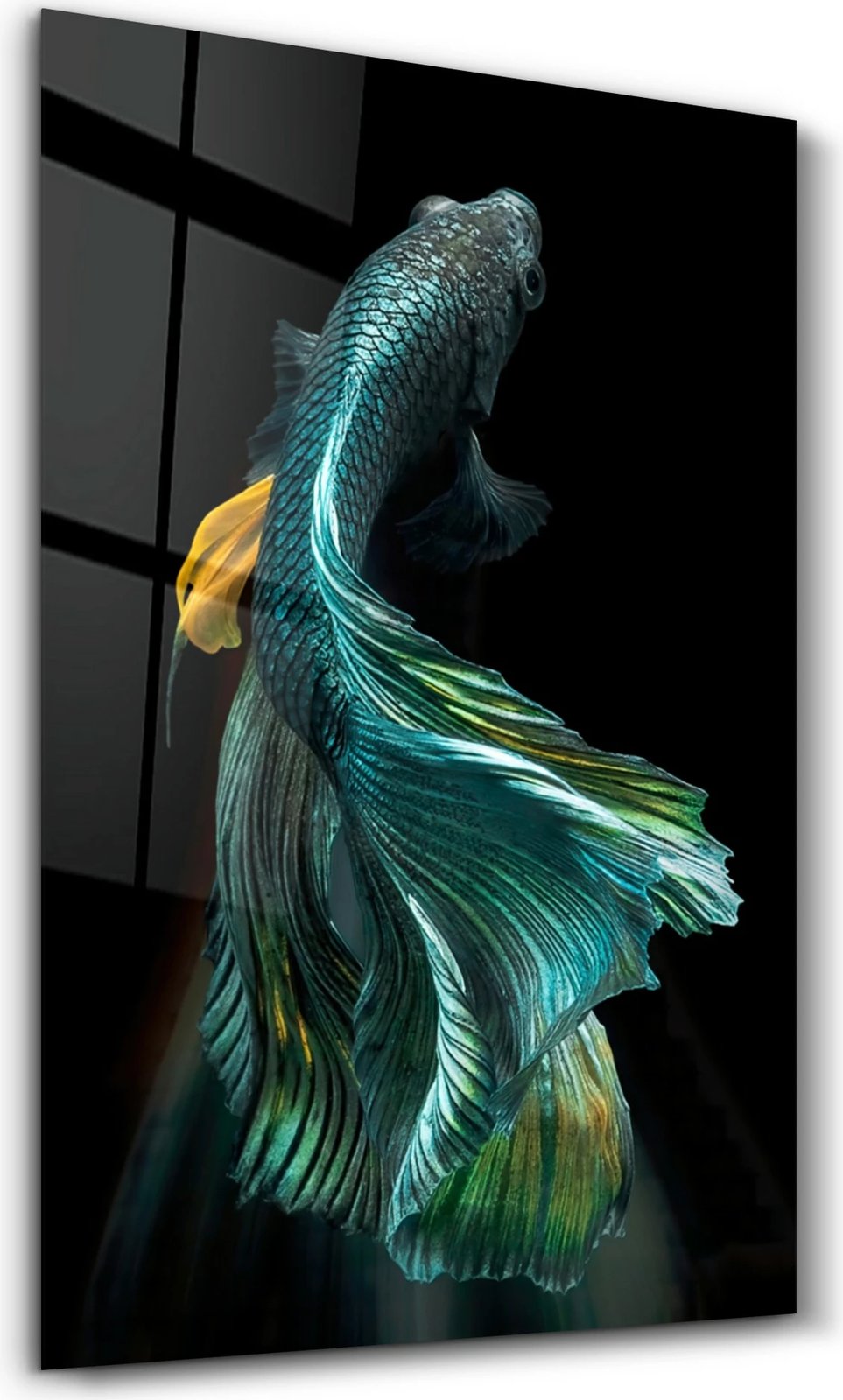 Pikturë dekorative prej xhami të temperuar, shumëngjyrëshe, CAM-1093, 46x72cm