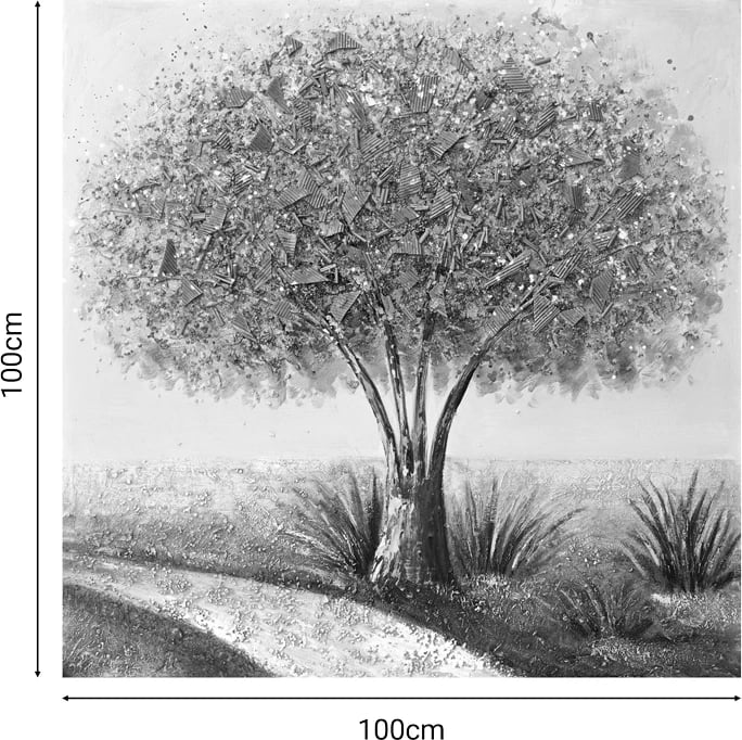 Pikturë kanavacë Forestree I, shumëngjyrëshe, 100x3x100cm