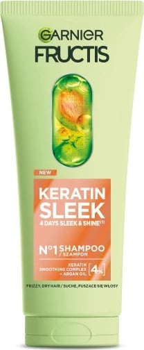 Shampon për femra Garnier Fructis Keratin Sleek, 200ml