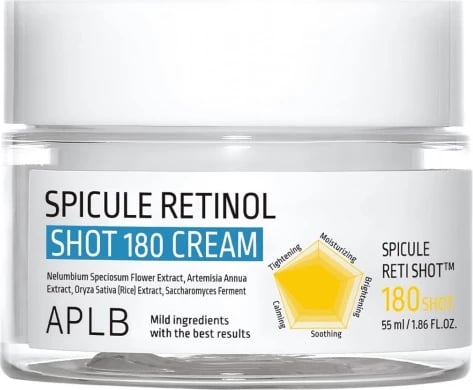 Krem fytyre për femra APLB Spicule Retinol Shot 180, 55ml