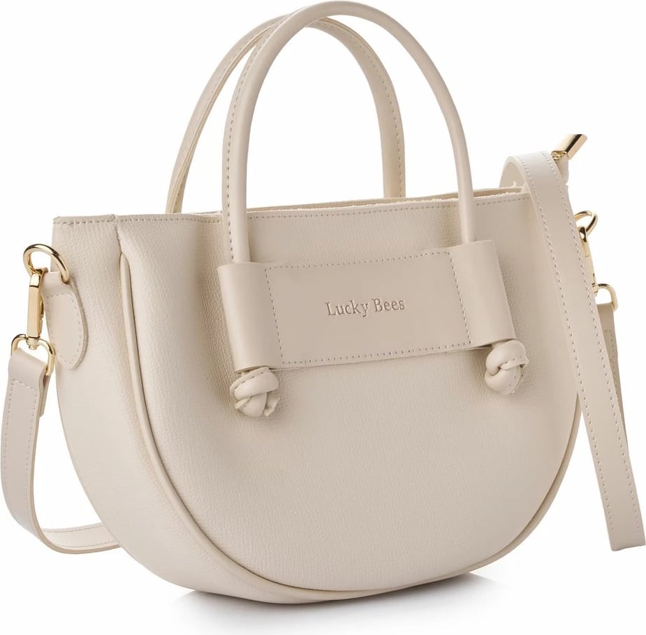 Çantë krahu Lucky Bees Elin v2, ngjyrë krem Çantë krahu Lucky Bees Elin v2, ngjyrë krem