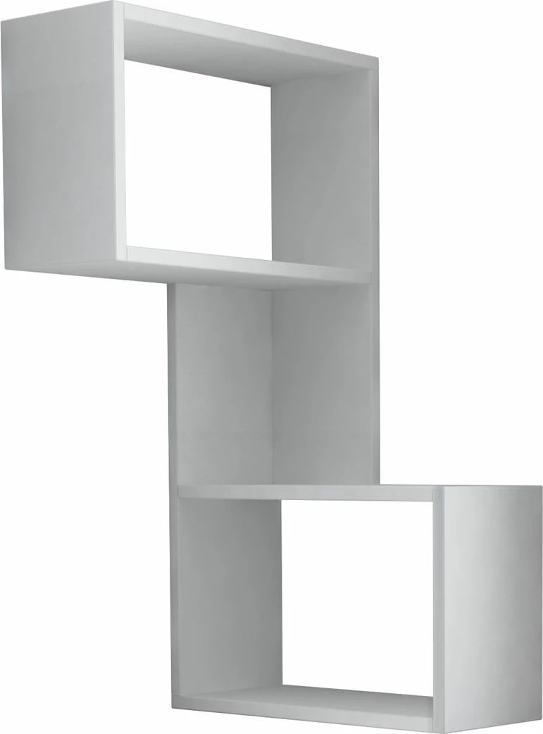 Raft muri Skye Decor, pjesë, ngjyrë e bardhë