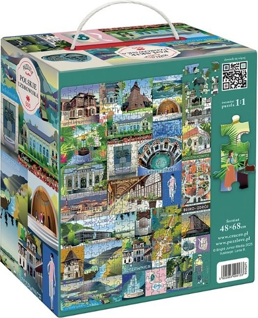 Puzzle CzuCzu Puzzlove Polish Health Resorts 500 pjesë