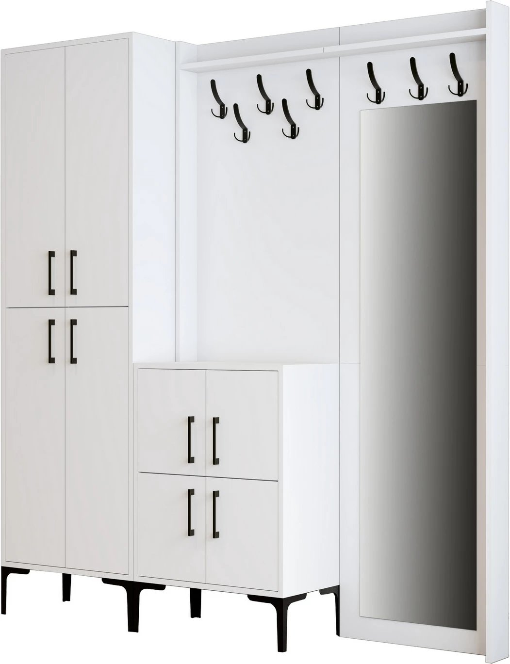 Stendë korridori Berlin ABC, e bardhë, Hanah Home