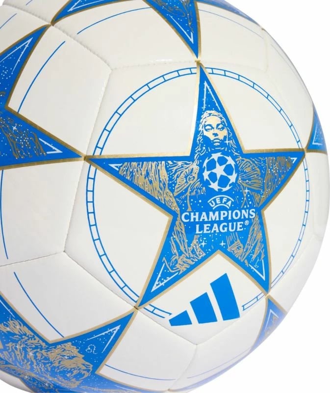 Top futbolli adidas, bardh e kaltër