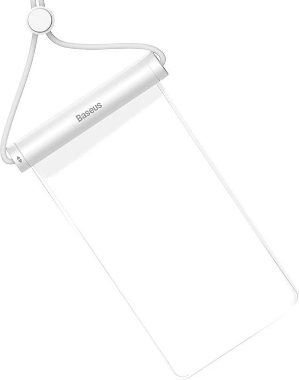 Mbështjellës i papërshkueshëm nga uji për celular Baseus AquaGlide, me cilindër mbyllës, i bardhë