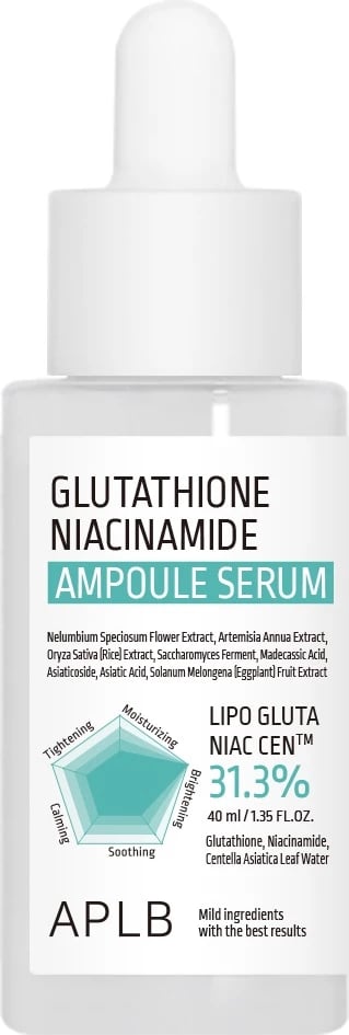 Serumi për fytyrë APLB Glutathione Niacinamide Ampoule për femra 40ml
