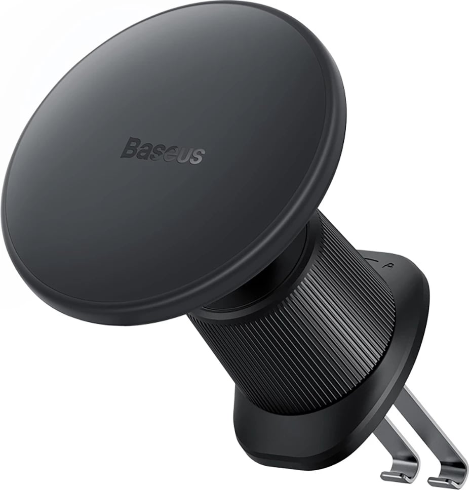 Mbajtës magnetik Baseus CW01 për iPhone, karikues wireless 15W, për grilë ventilimi, i zi