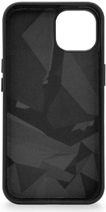 Mbështjellës Decoded për iPhone 14 Plus, lëkurë, MagSafe, zi