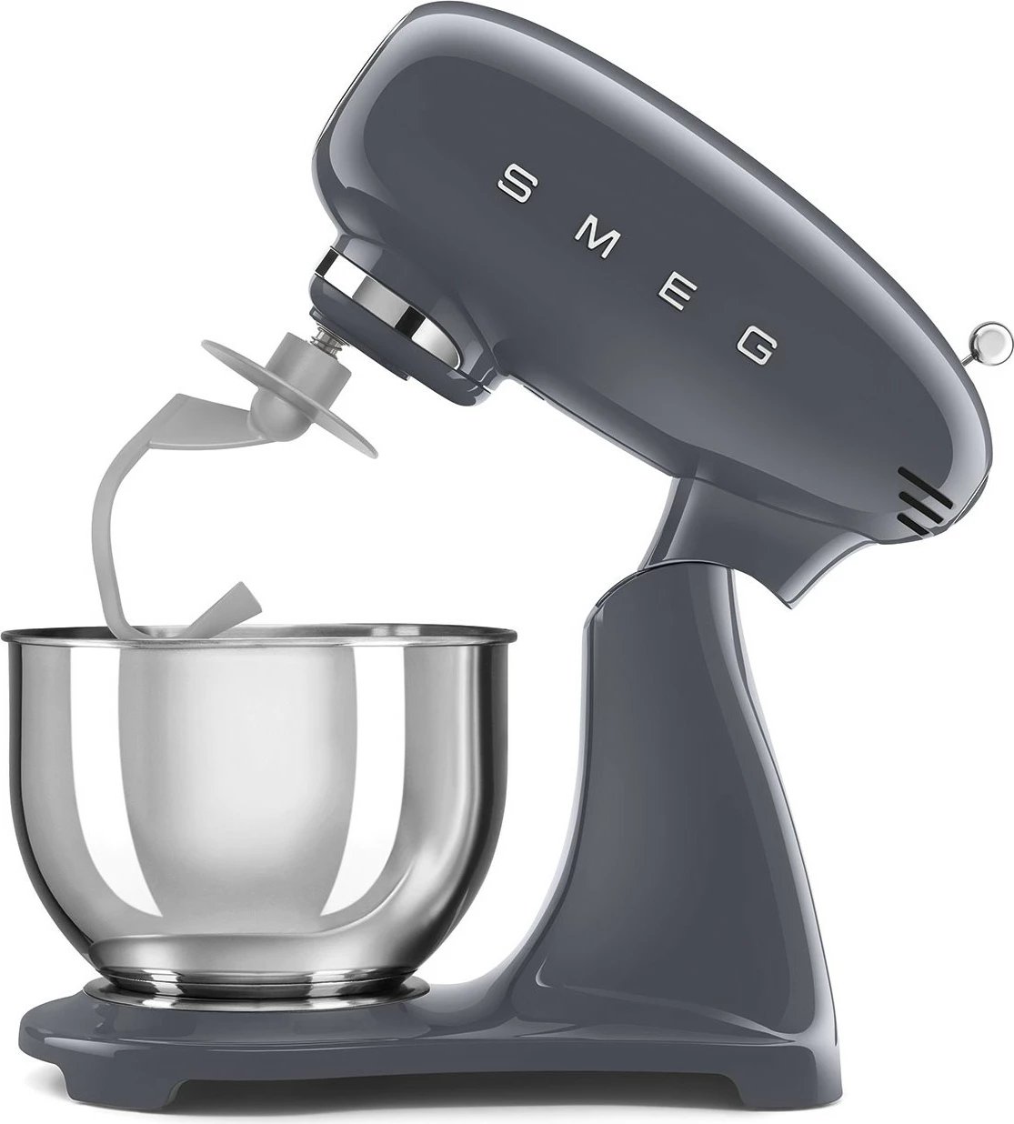 Mikser qëndrues SMEG 50's Style, 800W, 4.8L, gri