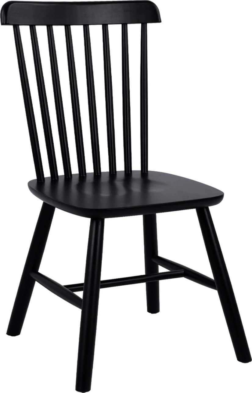 Karrige druri e montuar Lucien, ngjyrë e zezë matte, FH8645.02, 48x54x86 cm