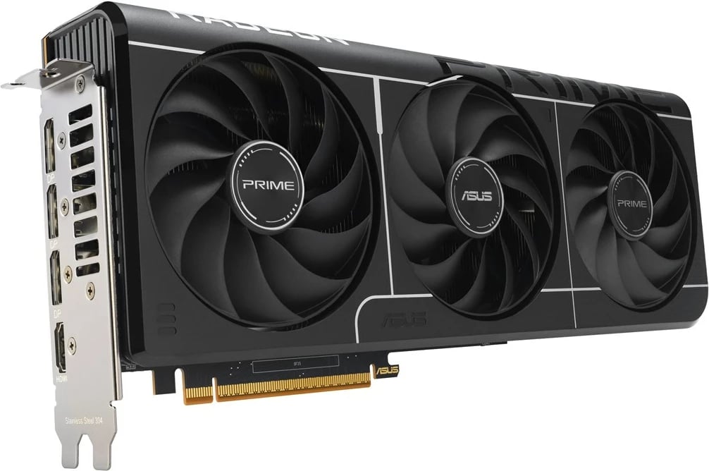 Kartelë grafike ASUS Prime RX9070-O16G-EVO, 16 GB GDDR6, e zezë